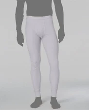 $40 Alfani Mens White Thermal Base Layer Long Johns Pants Leggings Underwear XXL