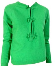 Vintage 50s Garland Dreamspun Green Soft Wool Sweater M