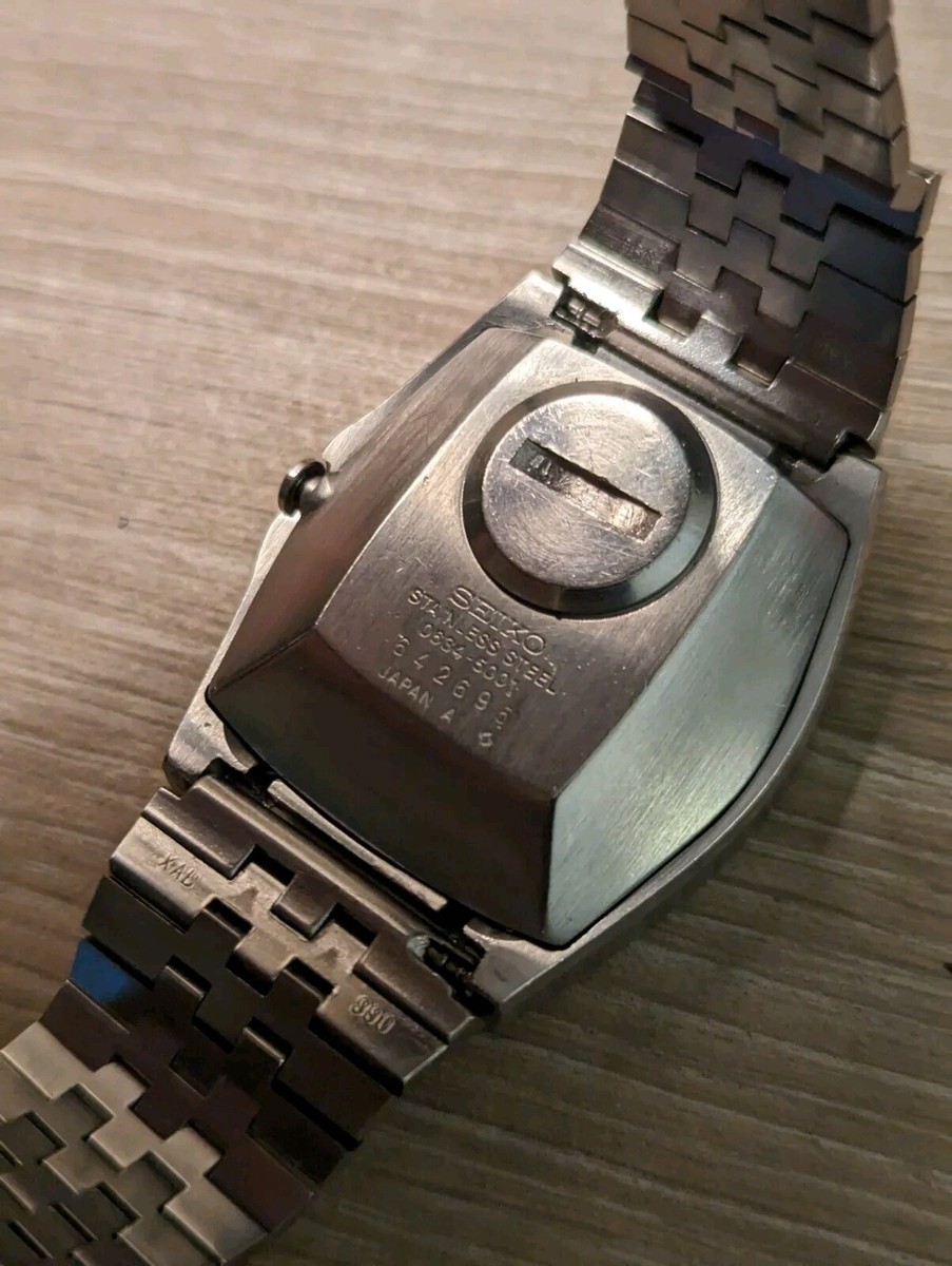 Vintage Seiko Quartz LC 1976 Digital Watch | eBay