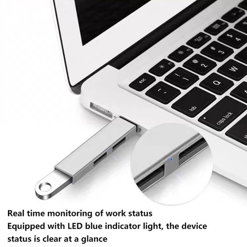 3 In 1 Expansion Dock Hub USB 3.0/Type-C 3.0 To 3 USB Multi Port HUB OTG Adapter - Afbeelding 3 van 18