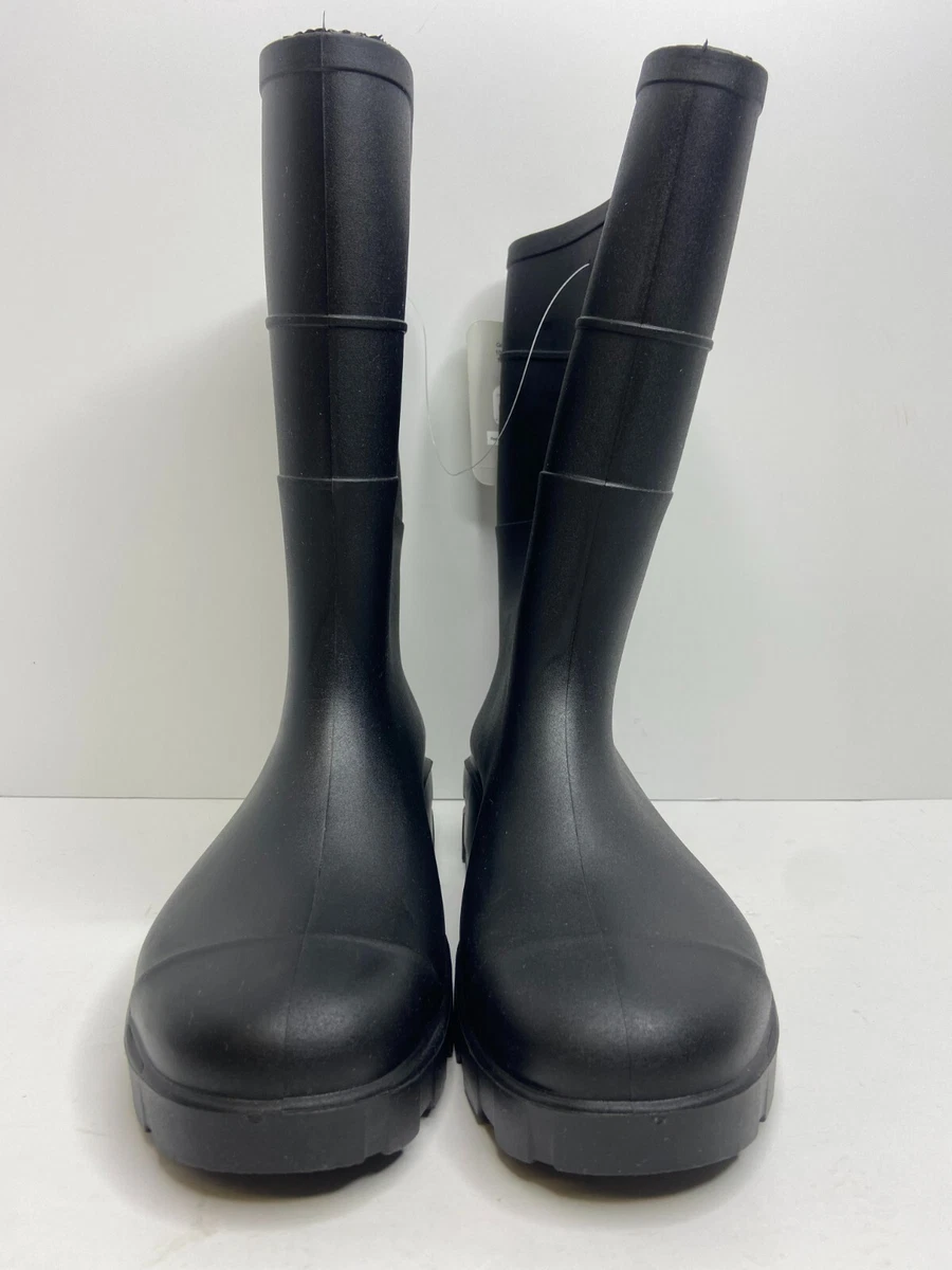 Mens George General Purpose Rubber Boot Rain Boot Black Size 5