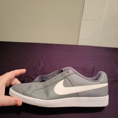 Nike Court Royal Men’s Size 13 Gray & White Stripes- VG - Picture 11 of 13