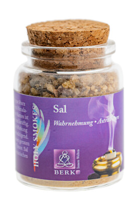 Berk Räucherwerk im Glas Sal Harz Himalaya 60ml Wahrnehmung Astralreisen