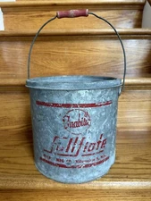 Frabill’s Full Flote Minnow Bucket Galvanized Vintage 2 Pail Fish Bucket