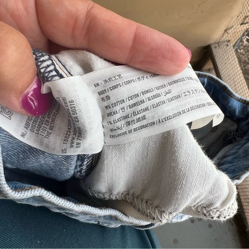 Abercrombie & Fitch The 80's Mom High Rise Jeans Size 4/27 Classic Denim Casual - Picture 5 of 5
