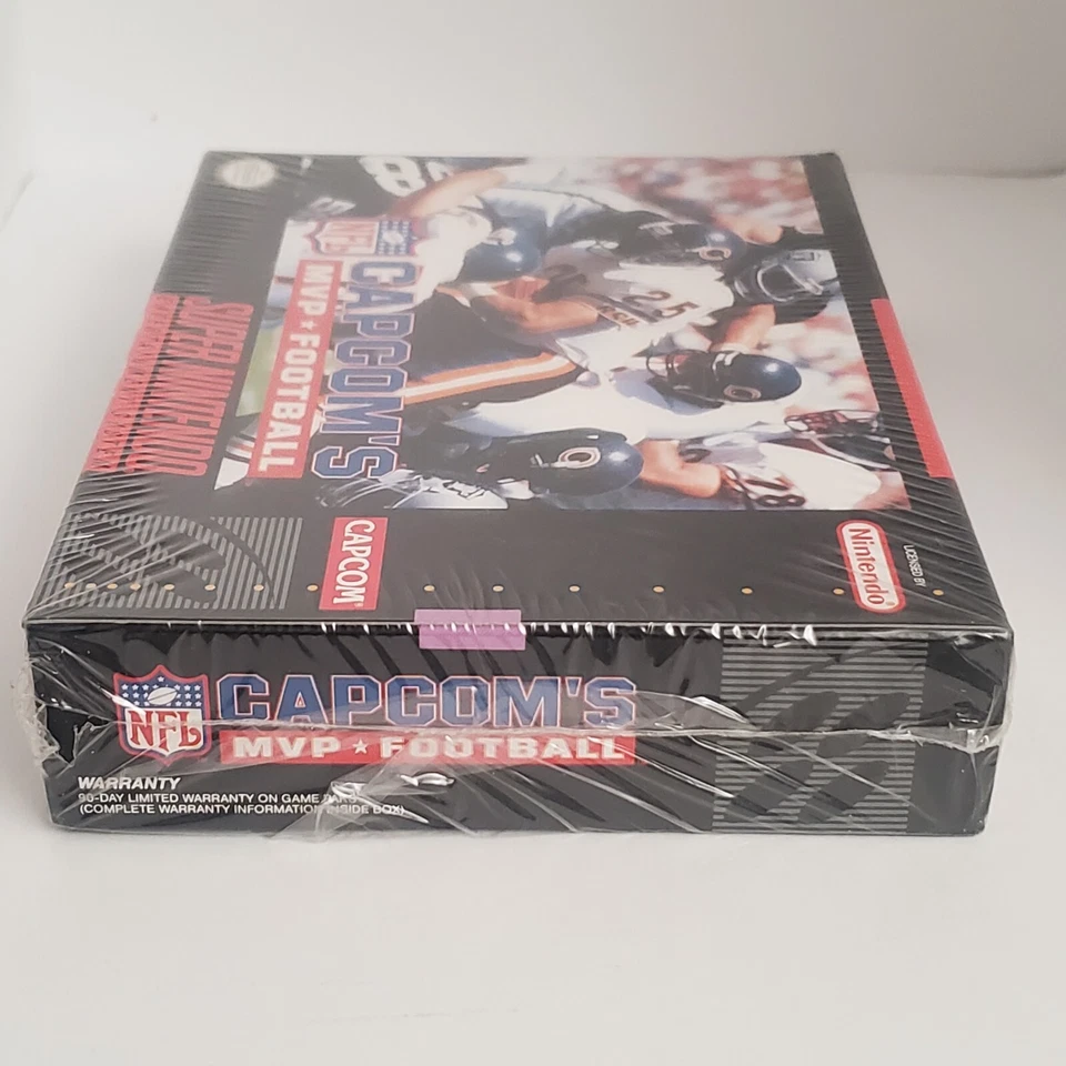Capcom's MVP Football Super Nintendo 1993 SNES Factory New and Sealed - Image 3 of 4