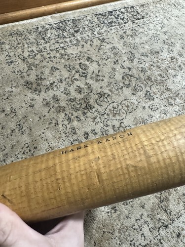 Hillerich Bradsby 130 Louisville Hank Aaron Bat Vintage Rare (One Of A Kind!!) - Picture 12 of 24