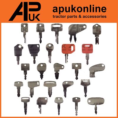 DUMPER TRUCKS GENUINE MASTER PLANT KEYS Fits JCB BOMAG TEREX - Foto 6