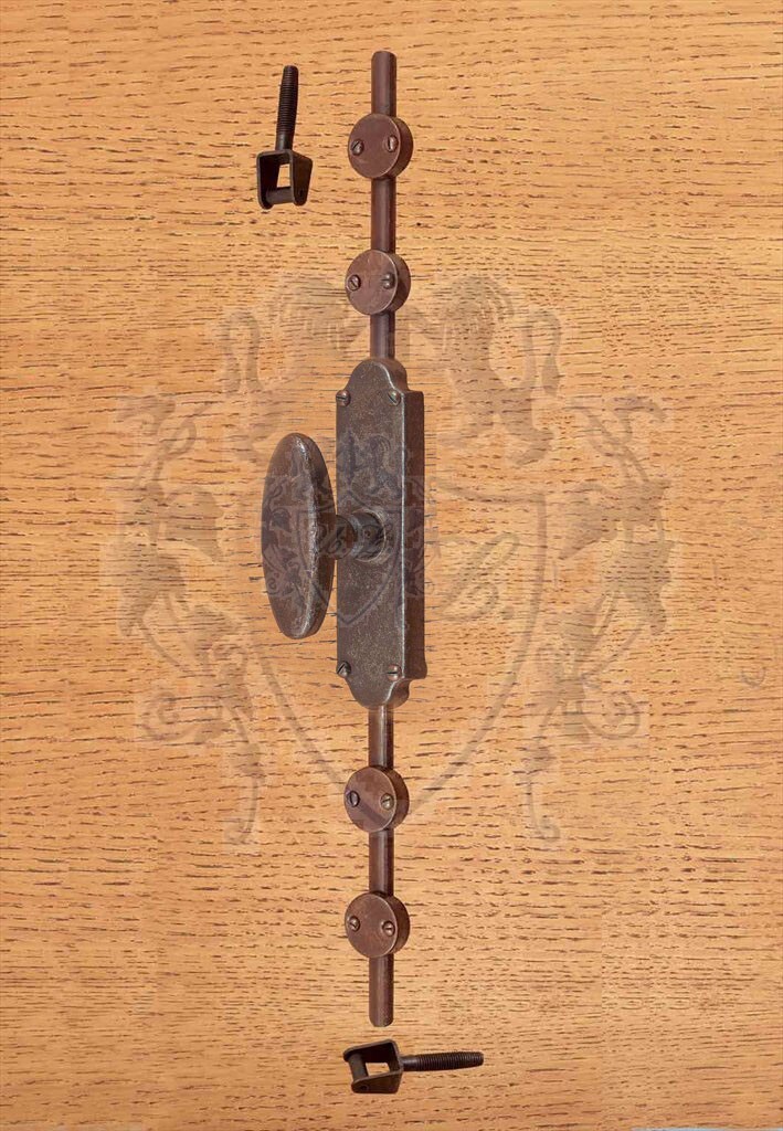 Maniglia Cremonese Anticata FM337.MPE - Stile Rustico in Ferro Battuto