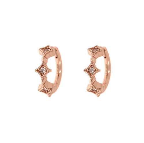Tiny Huggie Hoop Earrings 14k Yellow Gold Small Dainty Hoop Earrings For Women - Picture 8 of 9