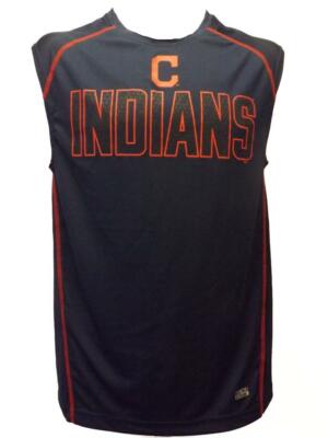 New Cleveland Indians Mens Sizes S-M Performance TX3Cool Sleeveless Shirt