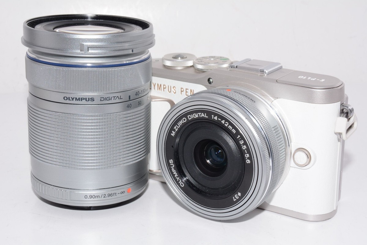 【OLYMPUS】PEN E-PL10 + 14-42mm + 40-150mm N.MINT/In Box/1044shots]OLYMPUS PEN E-PL10/14-42,40-150mm