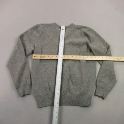 Polo Ralph Lauren Sweater Girls Small Long Sleeve Pullover Wool Gray - Picture 5 of 9