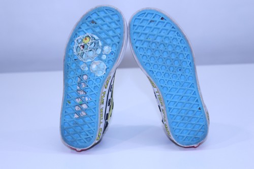 Scarpe da bambino Vans Off The Wall sneakers spugna Bob 721356 skater giovani 12,5 bambini - Foto 9 di 14