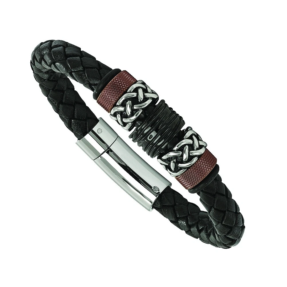 Broches y prendedores Lazo De Cuero Marrón para Hombres