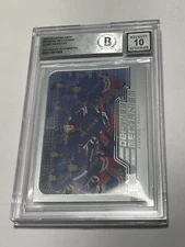 Adam Fox Signed UD Defense Mechanism Card IP Slabbed Beckett BAS Autographed a