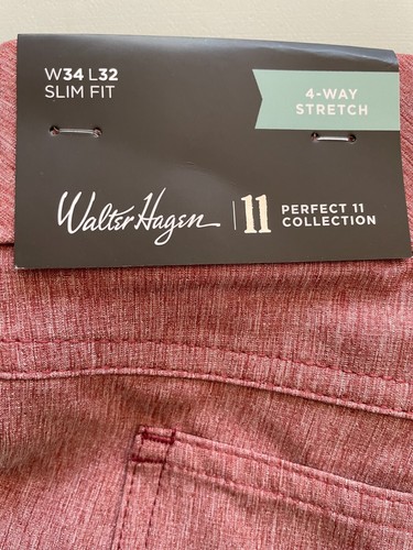 Walter Hagen Men's Perfect 11 Slim Fit Golf Pants 5 pocket 30 32 34 36 38 40 - Picture 14 of 21