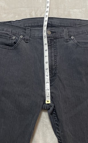 Levi's 559 Jeans Men's Size 38x30 Black Denim Relaxed Fit Straight Leg - Picture 11 of 12