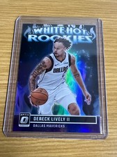 Dereck Lively 2023-24 Donruss Optic Basketball White Hot Rookies No. 8 Silver