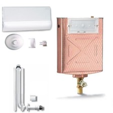 CASSETTA SCARICO INCASSO PUCCI IN RAME 10 LITRI 1 PULSANTE SCARICO 50121040