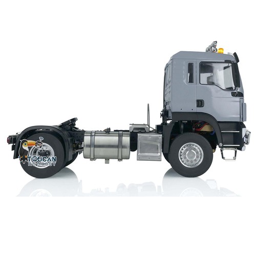 LESU 1/14 RC Trattore Camion TGS 4x2 Telecomando Auto Telaio Metallo Fai da Te Modello - Foto 6 di 19