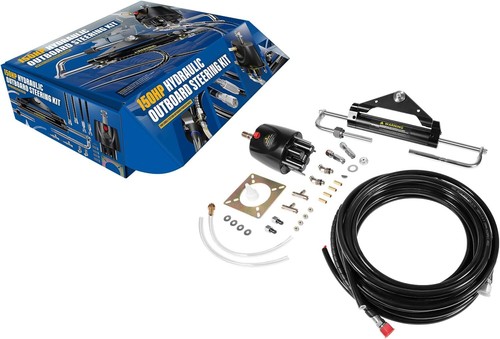 Boat Hydraulic Steering System Kit Marine Outboard Steering 150HP Outboard - Picture 9 of 9