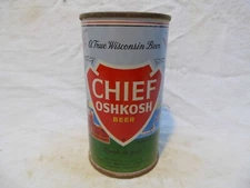 CHIEF OSHKOSH JUICE TOP BEER CAN~OSHKOSH BRG.,OSHKOSH,WSICONSIN