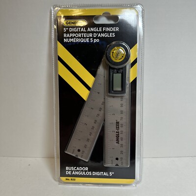 General Tools Pro Angle 2, Digital Angle Finder, 5'' Size,