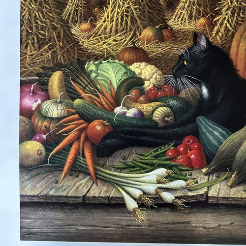 VNTG Halloween Poster Charles Wysocki "Monty Minding the Store" Signed Print - Picture 9 of 16