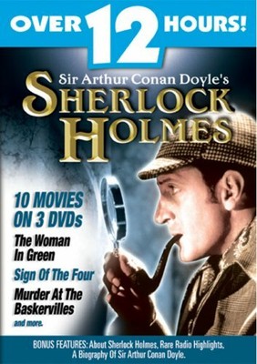 Sir Arthur Conan Doyle's Sherlock Holmes - 10 Movies (DVD, 3-Disc Set) NEW