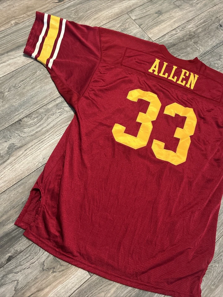 Vintage Russell Athletic Marcus Allen USC Trojans NCAA Jersey Men's 52 Maroon - Image 3 of 4