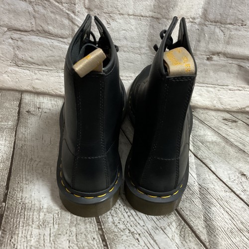 Dr. Doc Martens Vegan Schnürstiefel Combat Boots Schwarz 14045 AirWair Damen 8 Herren 7 - Bild 4 von 9