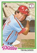 Tim McCarver 1978 Topps 235 Philadelphia Phillies Baseball Card