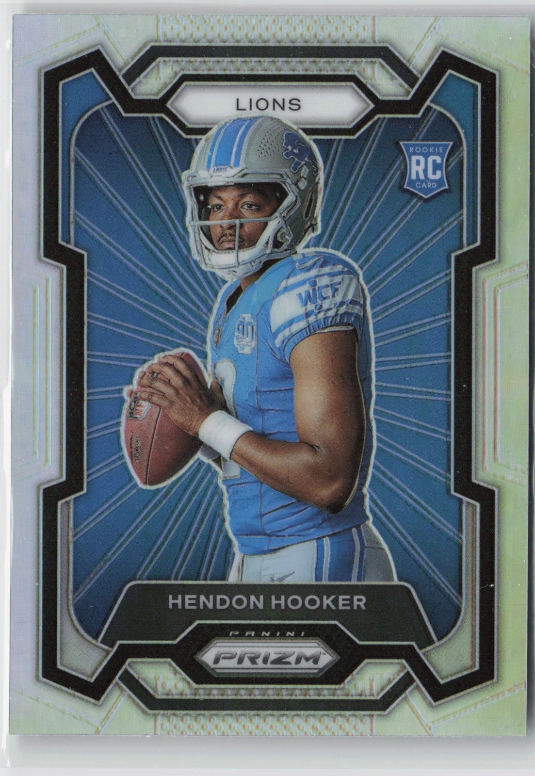 2023 Panini Prizm - Rookie Variations Prizms Silver Hendon Hooker #315 Lions RC