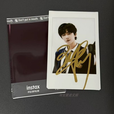 Liu Yu Ning Autograph Photos Polaroid Signature Fidelity Gifts 3 Inch 刘宇宁签名照亲笔亲签