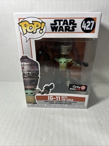 Funko Pop! Star Wars The Mandalorian IG-11 With Child #427 Gamestop Exclusive