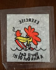 Cocoa Puffs Sonny the Cucckoo Bird Iron-On Decal Cereal Premium Sealed 1973 VTG