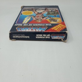 MOTU The Power Of He-Man (Intellivision) Cartridge, Manual, Insert, & Box