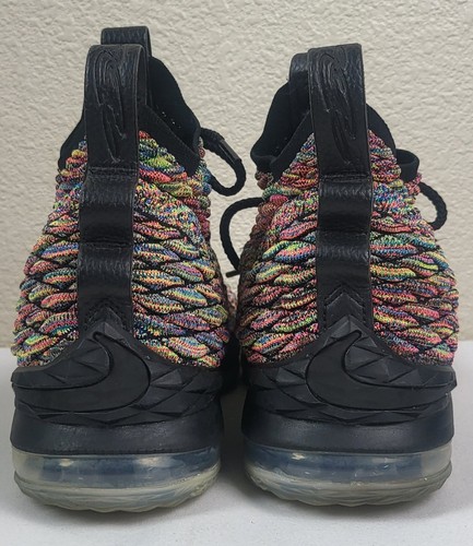 Nike LeBron XV 15 Multicolor Cuatro Jinetes Zapato Baloncesto 897648-901 Talla 9.5 - Imagen 7 de 10