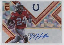 2017 Donruss Elite Elite Rookie Auto Red 184/199 Malik Hooker #RA30 Auto 2b2