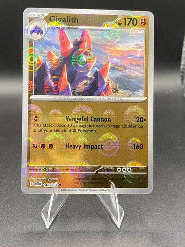Gigalith (Poke Ball Pattern) 048/086 Sv: White Flare Holo - product listing photo