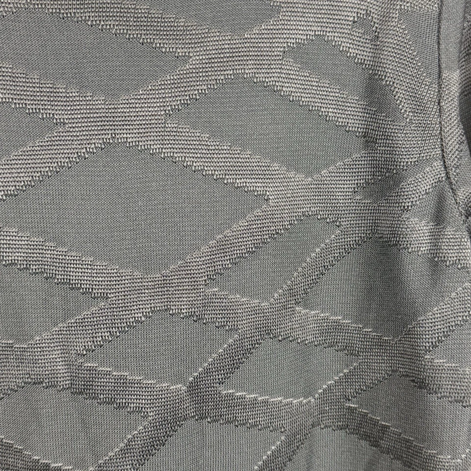 MING WANG Precioso Vestido Negro Elegante Estampado de Carrera Negro Mediano Usado en Excelente Condición Foto 3 de 4