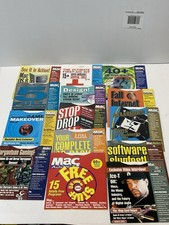 Vintage Macintosh Mac Addict CD-ROM Lot Of 17