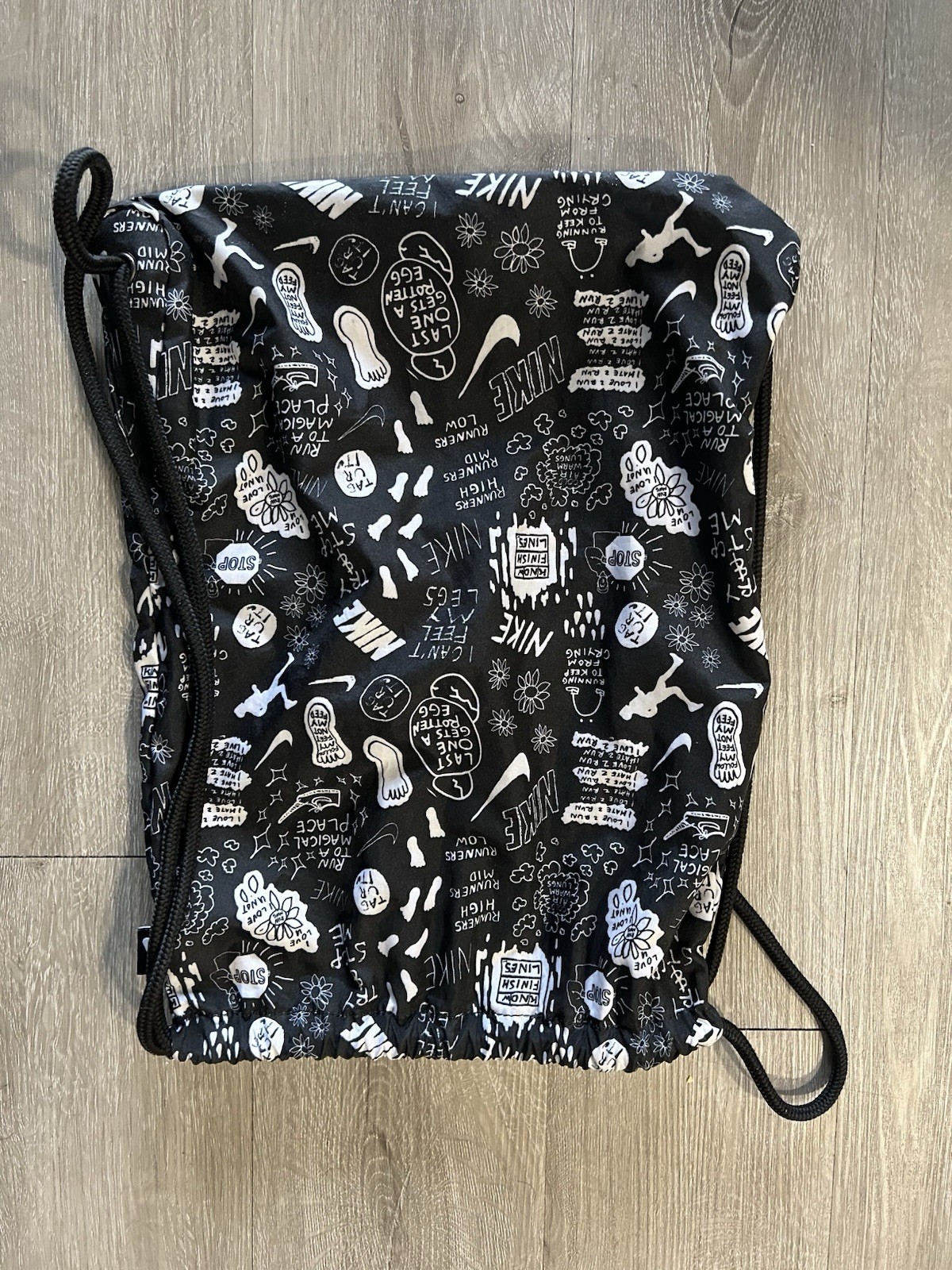 Nike Drawstring Backpack Black - image 3