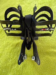 XLAB Gorilla Carbon Fiber Water Bottle Cage Black Saddle Mount TT/Tri Bike