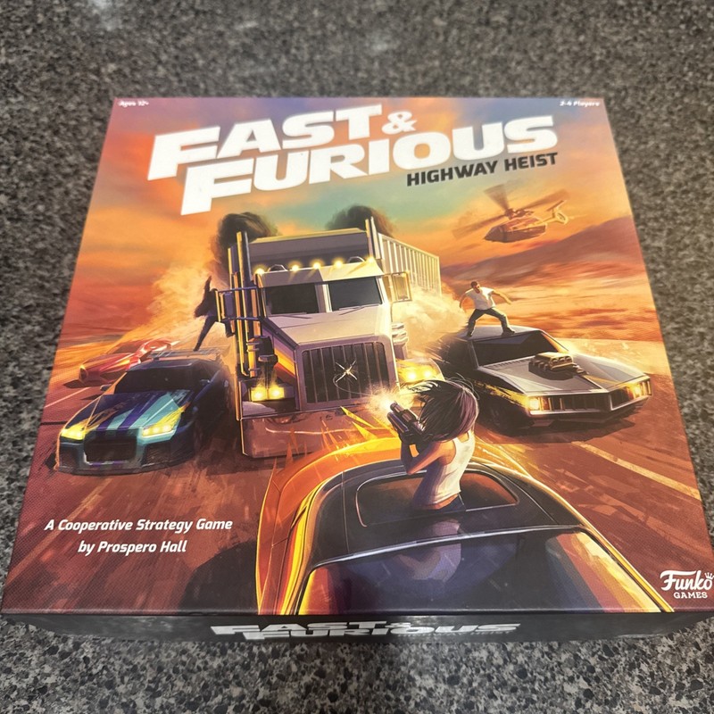 Fast & Furious Highway Heist Board Game Funko Games OPENED 