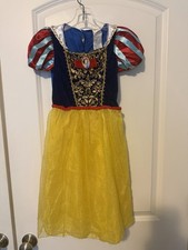 Disney Store Classics Princess Snow White Costume Dress Girl Size 7/8