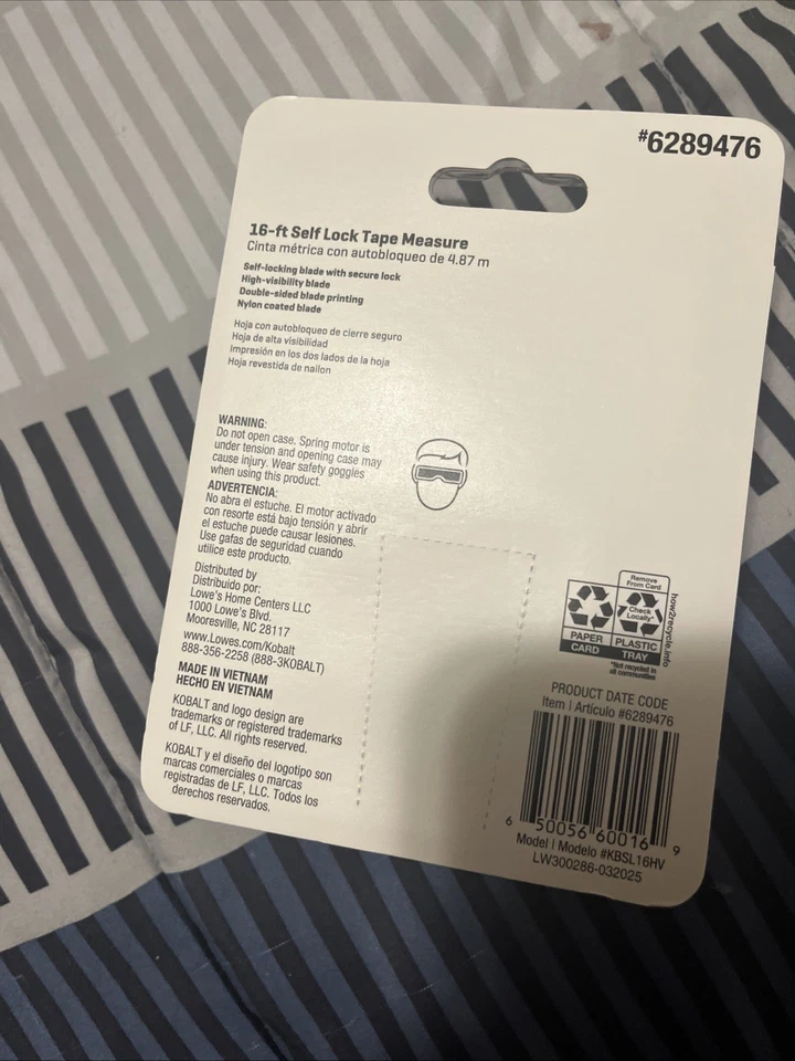 Komelon SL2816 16 x 3/4 Self-Lock Tape Measure - Image 2 of 2