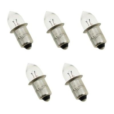 MEETOOT 5PCS Replacement Torch Work Bulb Light 4.8V 0.75A Bayonet Mount... 