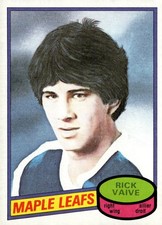 1980-81 O-Pee-Chee 242 Rick Vaive Toronto Maple Leafs Rookie Card AA